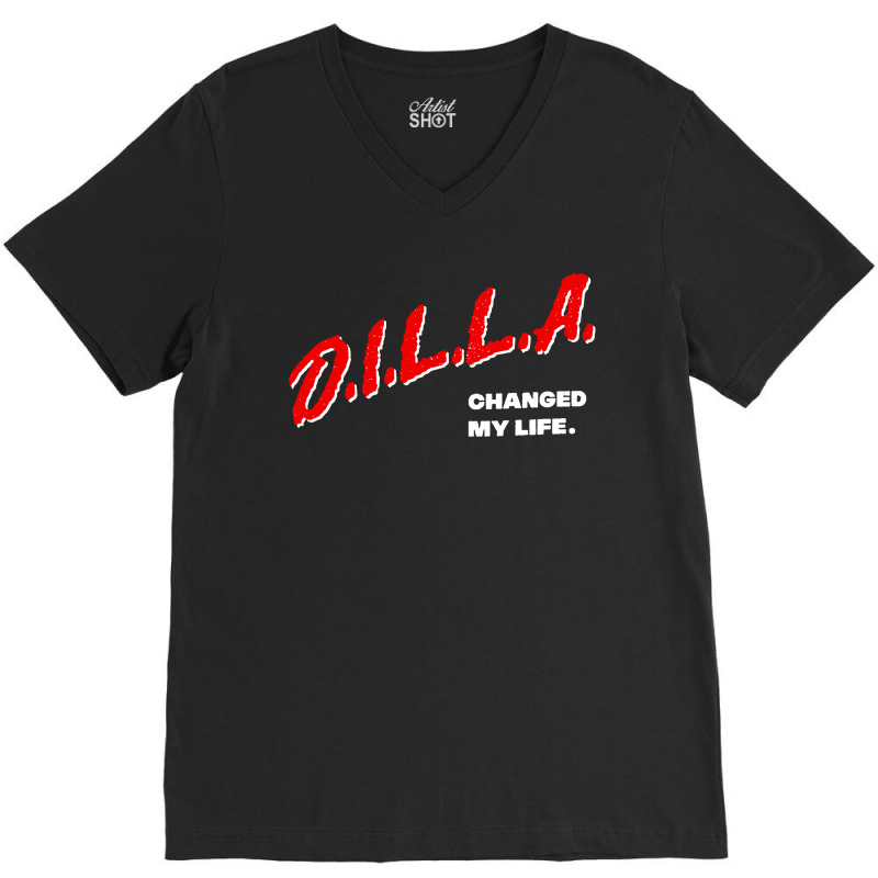 J Dilla Changed ,my Life Album V-neck Tee | Artistshot