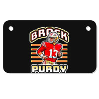 Gamer Football Player Motorcycle License Plate | Artistshot