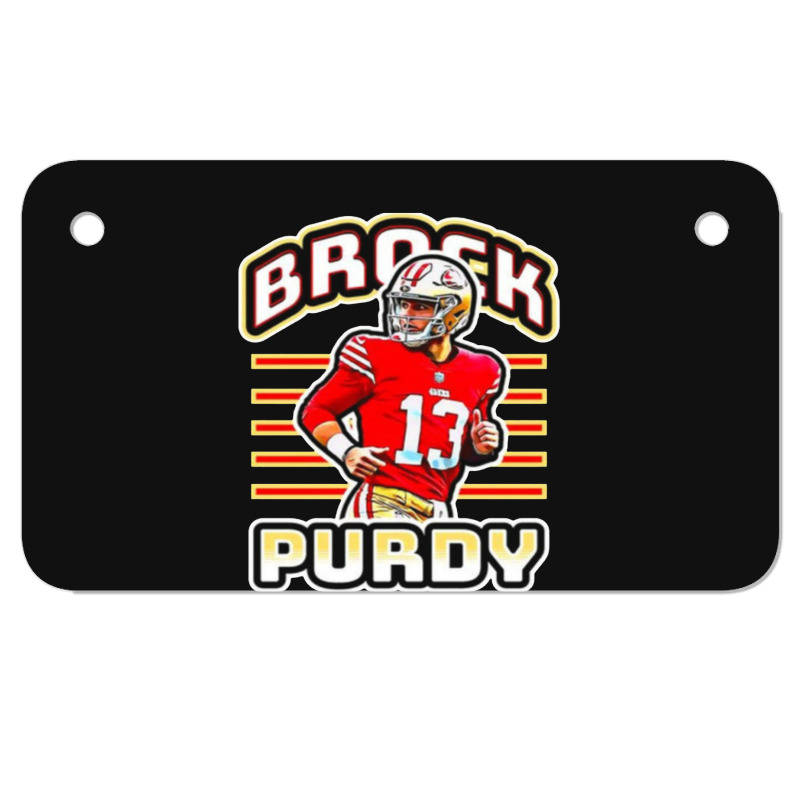 Gamer Football Player Motorcycle License Plate | Artistshot