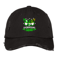 Funny Time For Shenanigans Squad St Patrick's Day Gnomes T Shirt Vintage Cap | Artistshot