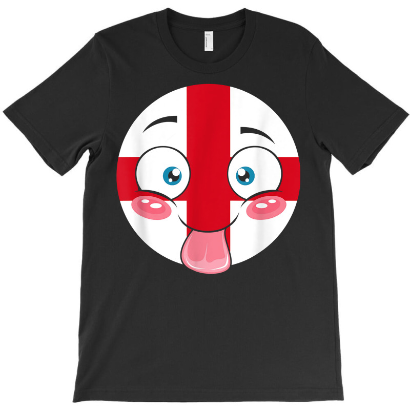 England Flag Crazy Face Weird Girl Boy Person Great Britain T Shirt T-shirt | Artistshot