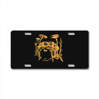 Drums 22 Neon Copper License Plate | Artistshot