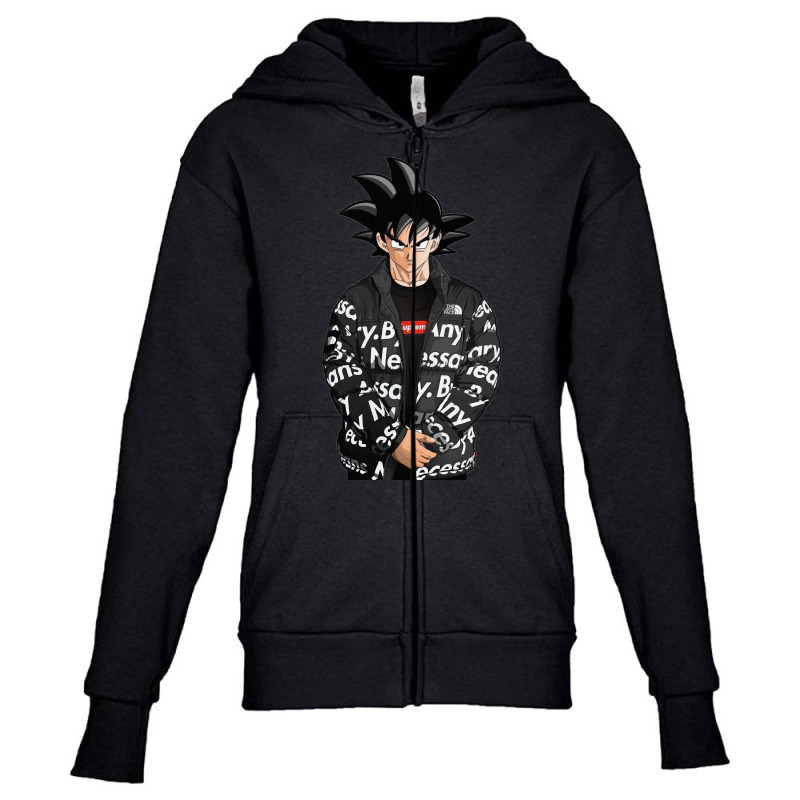 Goku Drip Youth Zipper Hoodie | Artistshot