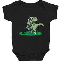 Tresure Hunting T-rex Detector Metal Detecting Pullover Hoodie Baby Bodysuit | Artistshot