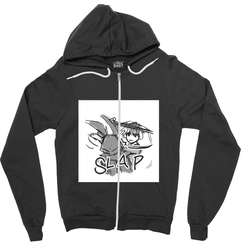 Scara Slap Zipper Hoodie | Artistshot