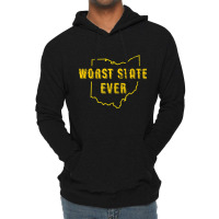 Ohio Sucks Worst State Ever, Michigan Sports Fan Shirt Lightweight Hoodie | Artistshot