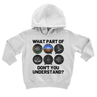 Funny Pilot Art Aviation Six Pack Instruments Flying Plane T Shirt Toddler Hoodie | Artistshot