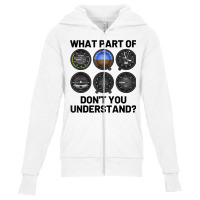 Funny Pilot Art Aviation Six Pack Instruments Flying Plane T Shirt Youth Zipper Hoodie | Artistshot