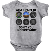 Funny Pilot Art Aviation Six Pack Instruments Flying Plane T Shirt Baby Bodysuit | Artistshot