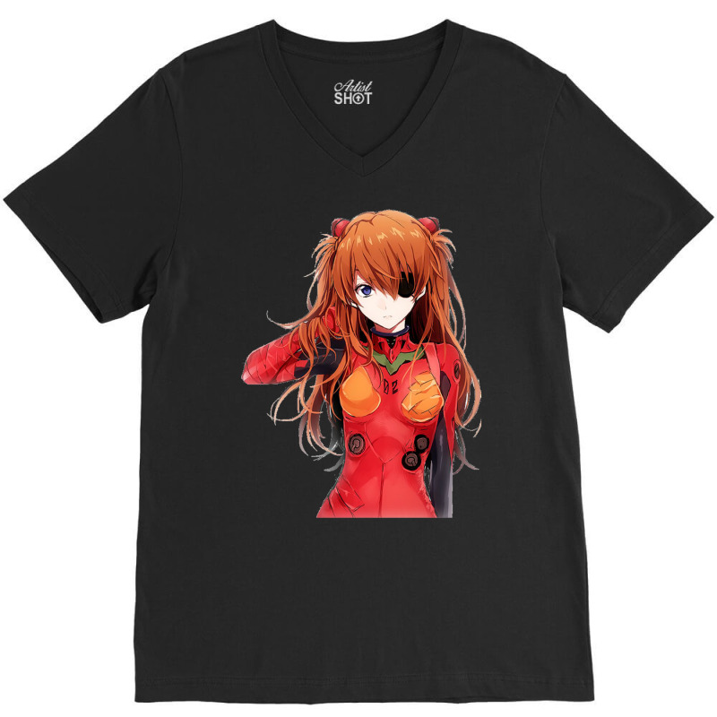 Asuka V-Neck Tee by libelsrandowl | Artistshot