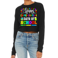 Happy 100 Days Of School 100th Math Equation Teacher Kids T Shirt Cropped Sweater | Artistshot