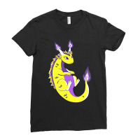 Nonbinary Dragon Lgbtq Nonbinary Pride Genderqueer Lgbt Ladies Fitted T-shirt | Artistshot