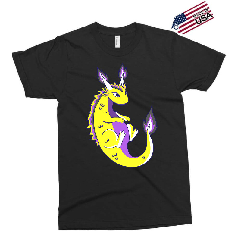 Nonbinary Dragon Lgbtq Nonbinary Pride Genderqueer Lgbt Exclusive T-shirt by XAVIERESPREE | Artistshot