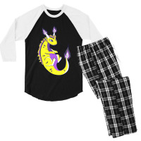 Nonbinary Dragon Lgbtq Nonbinary Pride Genderqueer Lgbt Men's 3/4 Sleeve Pajama Set | Artistshot