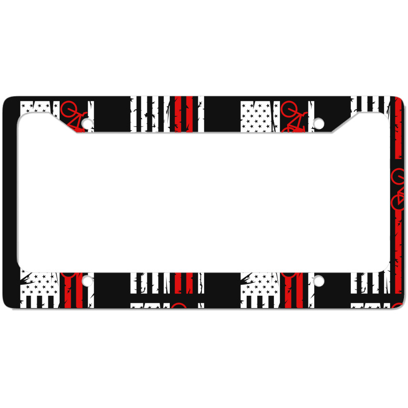 Vintage Retro Bicycle Cycling I Love My Bike For Dark License Plate Frame | Artistshot