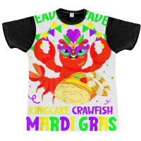 Beads Parades Kingcake Crawfish Mardi Gras Fat Tuesday T Shirt Graphic T-shirt | Artistshot