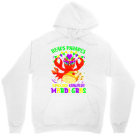 Beads Parades Kingcake Crawfish Mardi Gras Fat Tuesday T Shirt Unisex Hoodie | Artistshot