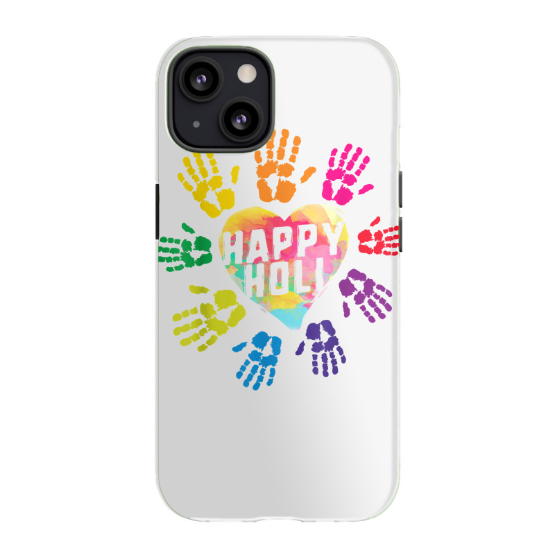 Happy Holi Colorful Hands Print Colors India Dance Hindu Fes T Shirt Iphone 13 Case | Artistshot