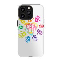 Happy Holi Colorful Hands Print Colors India Dance Hindu Fes T Shirt Iphone 13 Pro Case | Artistshot