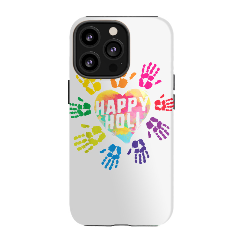 Happy Holi Colorful Hands Print Colors India Dance Hindu Fes T Shirt Iphone 13 Pro Case | Artistshot