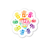 Happy Holi Colorful Hands Print Colors India Dance Hindu Fes T Shirt Sticker | Artistshot