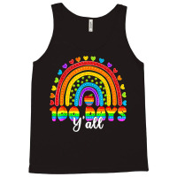 Rainbow 100 Days Y'all Poppin 100th Day Of School Pop It T Shirt Tank Top | Artistshot