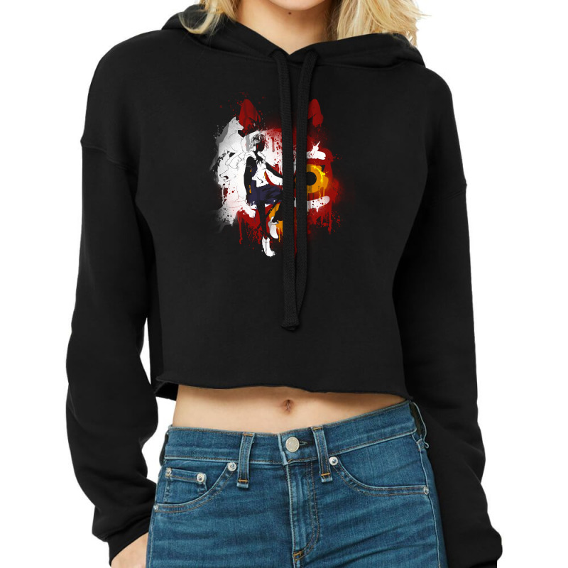 Mononoke Graffiti Cropped Hoodie by Fearcheck | Artistshot