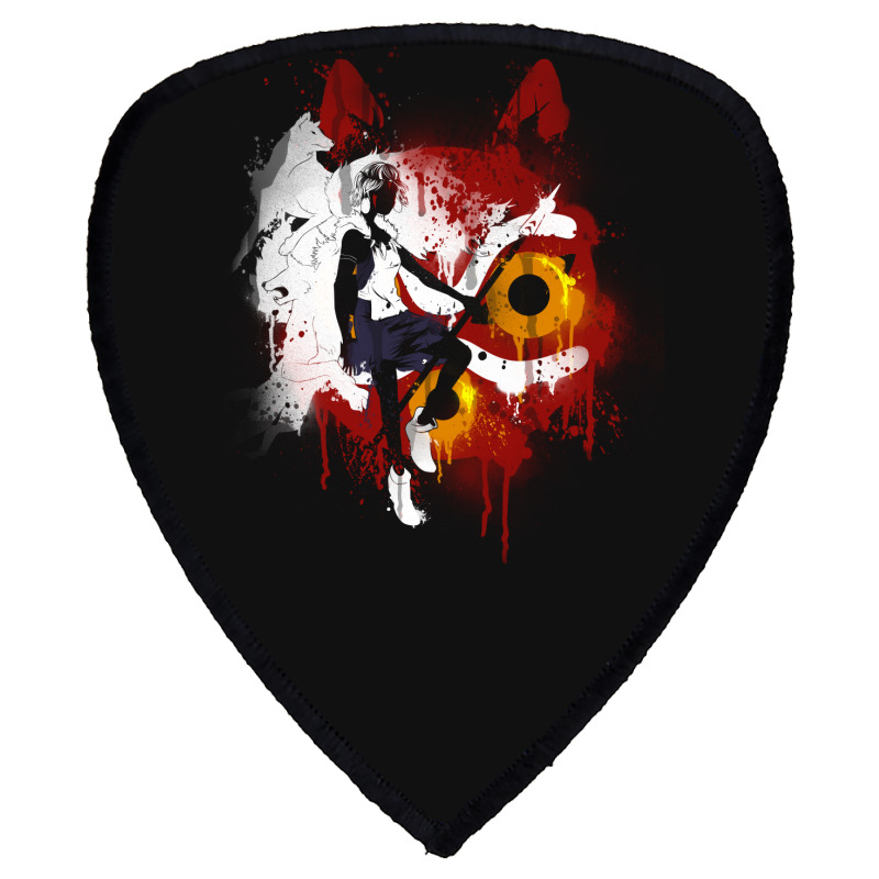 Mononoke Graffiti Shield S Patch by Fearcheck | Artistshot