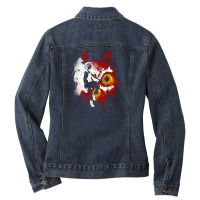 Mononoke Graffiti Ladies Denim Jacket | Artistshot