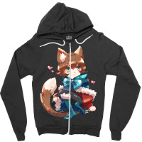 Catboy Chibi Zipper Hoodie | Artistshot