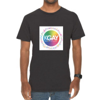 Kgay 106.5 Palm Springs Musical Notes Clothing Vintage T-shirt | Artistshot