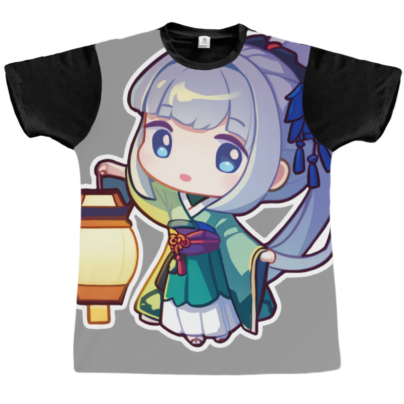 Chibi Girl Graphic T-shirt | Artistshot