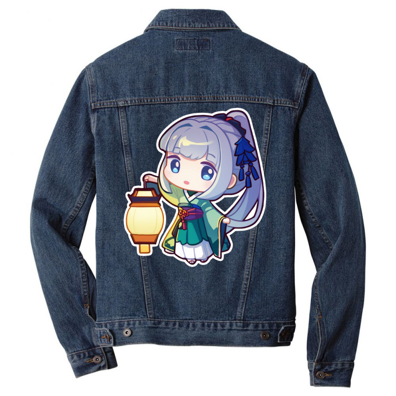 Chibi Girl Men Denim Jacket | Artistshot