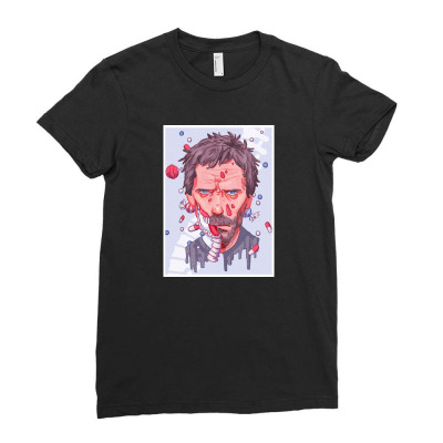 House Md Ladies Fitted T-shirt Designed By Selfitaoktavia