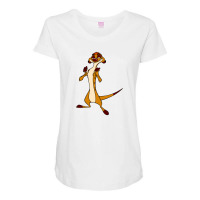 Timon Funny Maternity Scoop Neck T-shirt | Artistshot