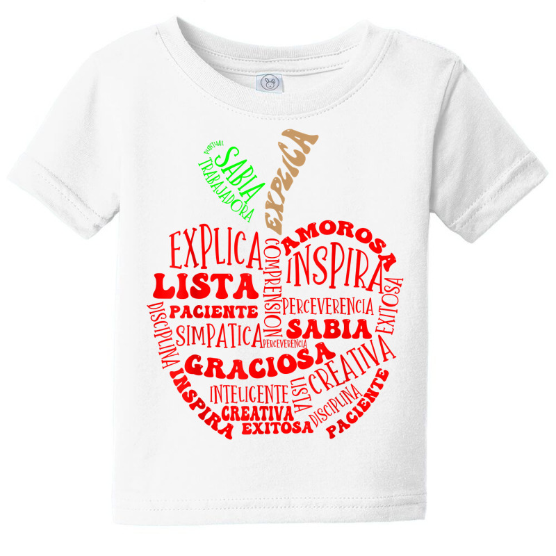 Spanish Bilingual Maestra Teacher T Shirt Baby Tee by benoirme | Artistshot