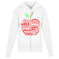 Spanish Bilingual Maestra Teacher T Shirt Youth Zipper Hoodie | Artistshot