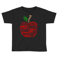 Spanish Bilingual Maestra Teacher T Shirt Toddler T-shirt | Artistshot