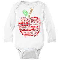 Spanish Bilingual Maestra Teacher T Shirt Long Sleeve Baby Bodysuit | Artistshot