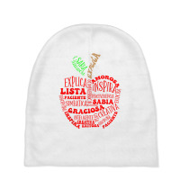 Spanish Bilingual Maestra Teacher T Shirt Baby Beanies | Artistshot