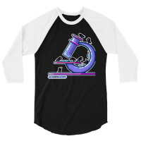 Microscope Science Pun 3/4 Sleeve Shirt | Artistshot