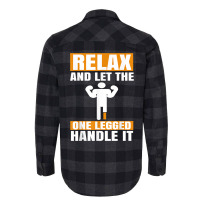 Leg Prosthetic Device Pegleg   Take It Kneesy, Amputee Funny T Shirt Flannel Shirt | Artistshot