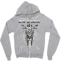 Cb 500x Comb Dark Style Zipper Hoodie | Artistshot