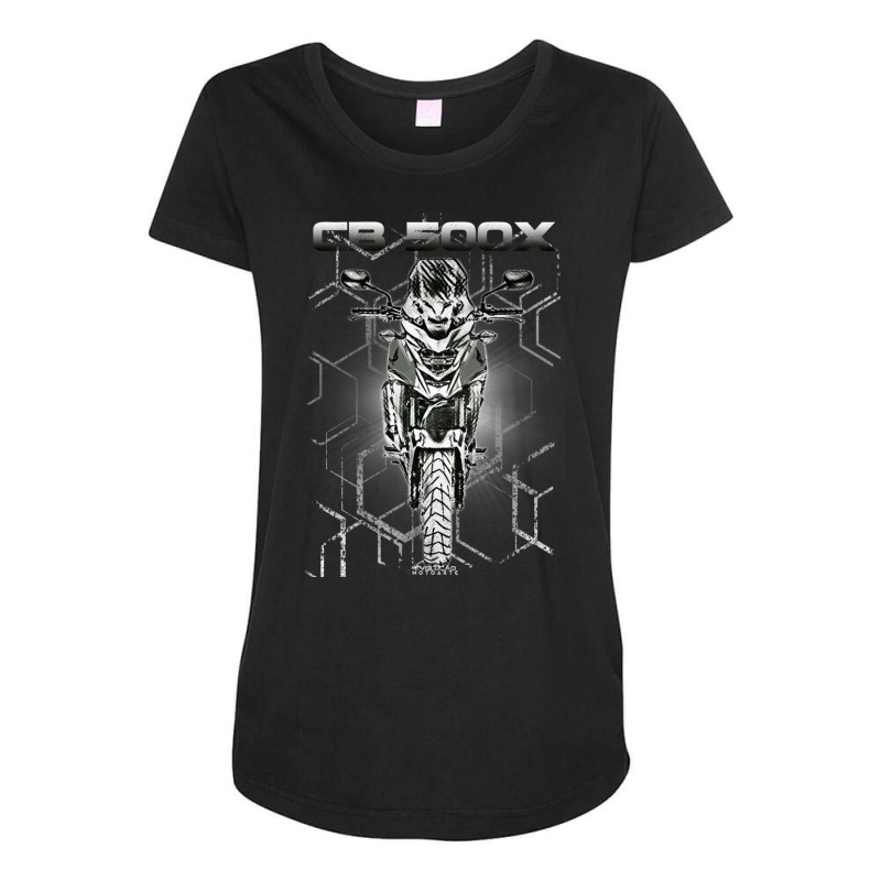 Cb 500x Comb Dark Style Maternity Scoop Neck T-shirt by tomedironuq | Artistshot