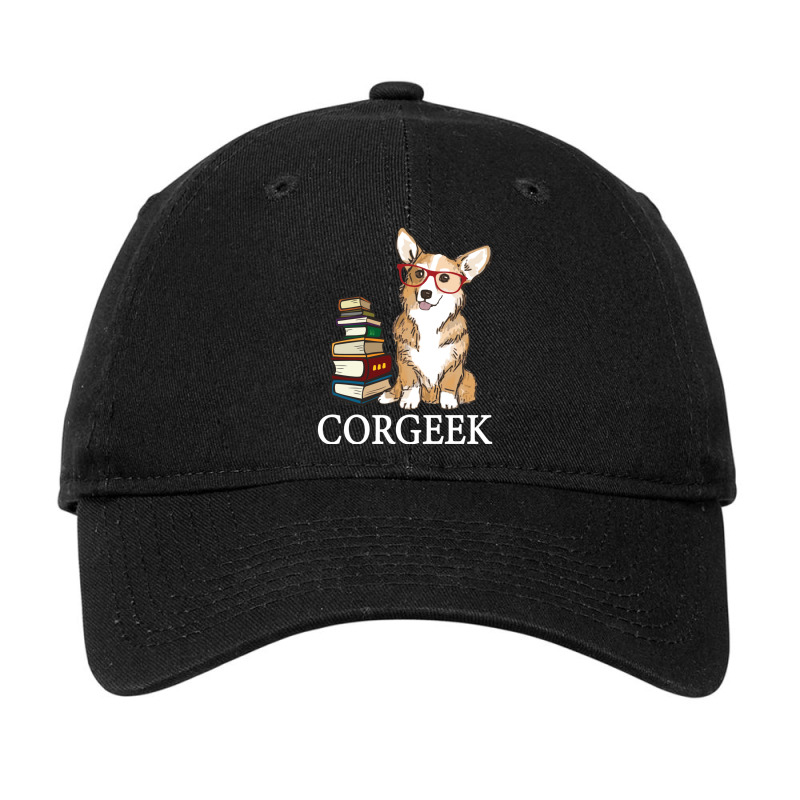 Corgi For Book Lovers1 Adjustable Cap by yajapitsop | Artistshot