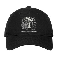 Womens We Wear Silver For Agenesis Of The Corpus Callosum Awareness V- Adjustable Cap | Artistshot