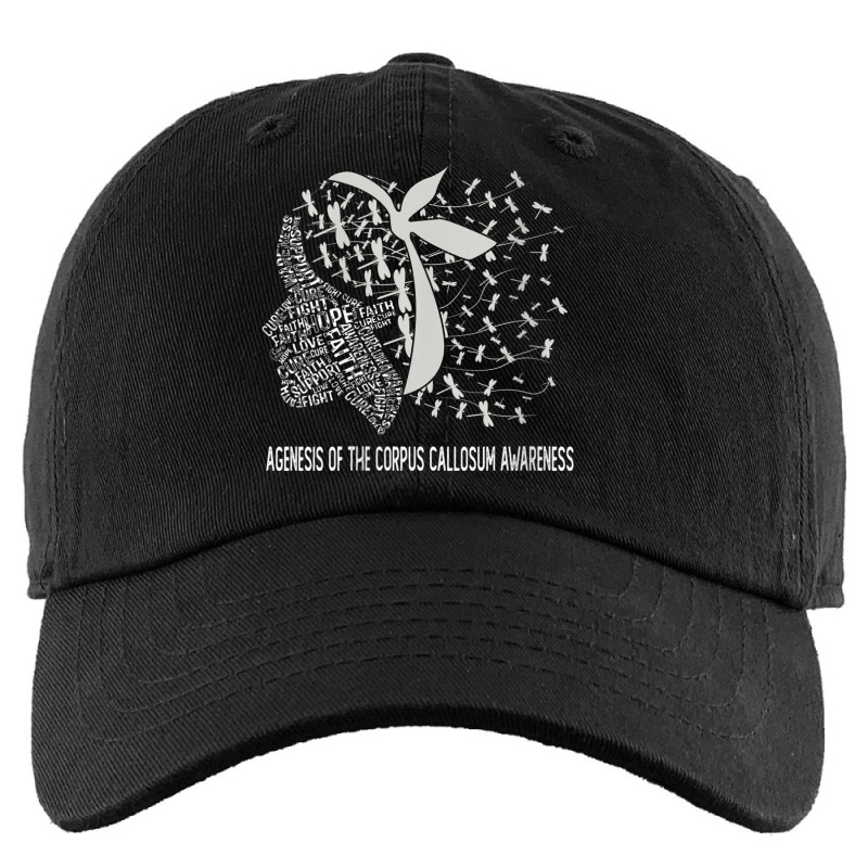 Womens We Wear Silver For Agenesis Of The Corpus Callosum Awareness V- Kids Cap by DanielPatrickGrasseschi | Artistshot