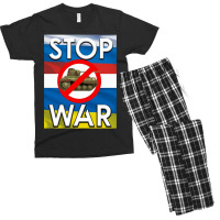 Russia Stop War Men's T-shirt Pajama Set | Artistshot