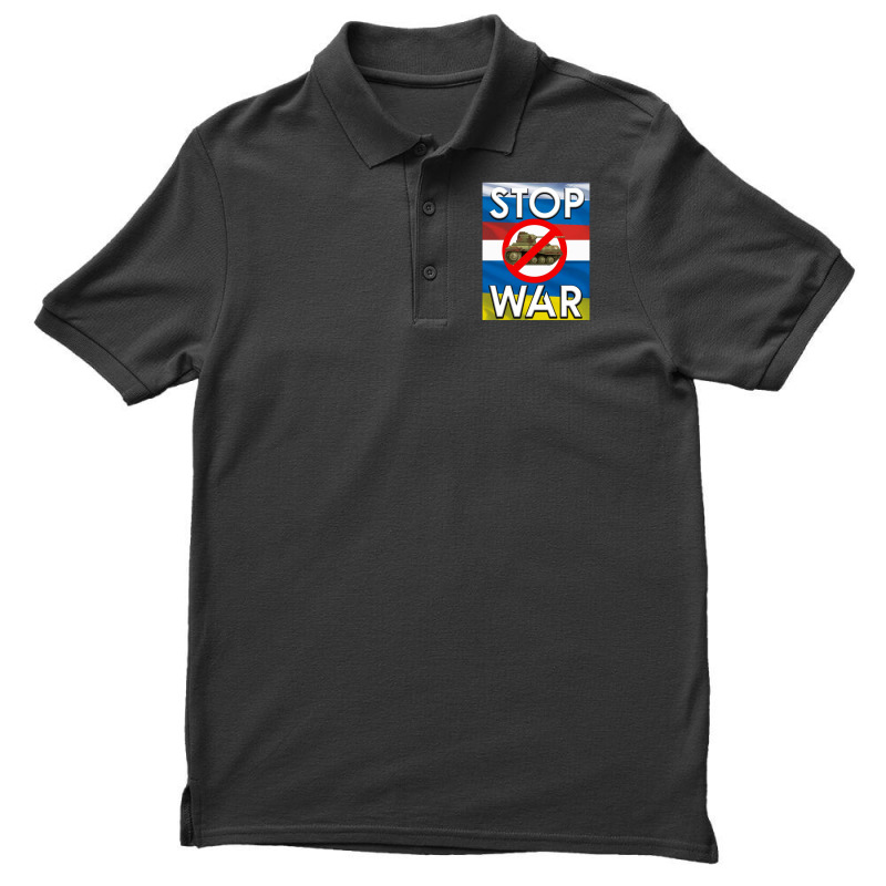 Russia Stop War Men's Polo Shirt | Artistshot