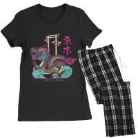 Vintage Dragon Japan Toyko Retro 80’s Style Women's Pajamas Set | Artistshot